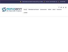 Tablet Screenshot of peoplesavvy.com
